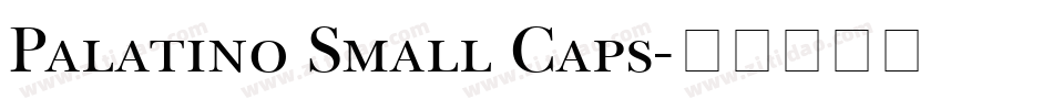 Palatino Small Caps字体转换